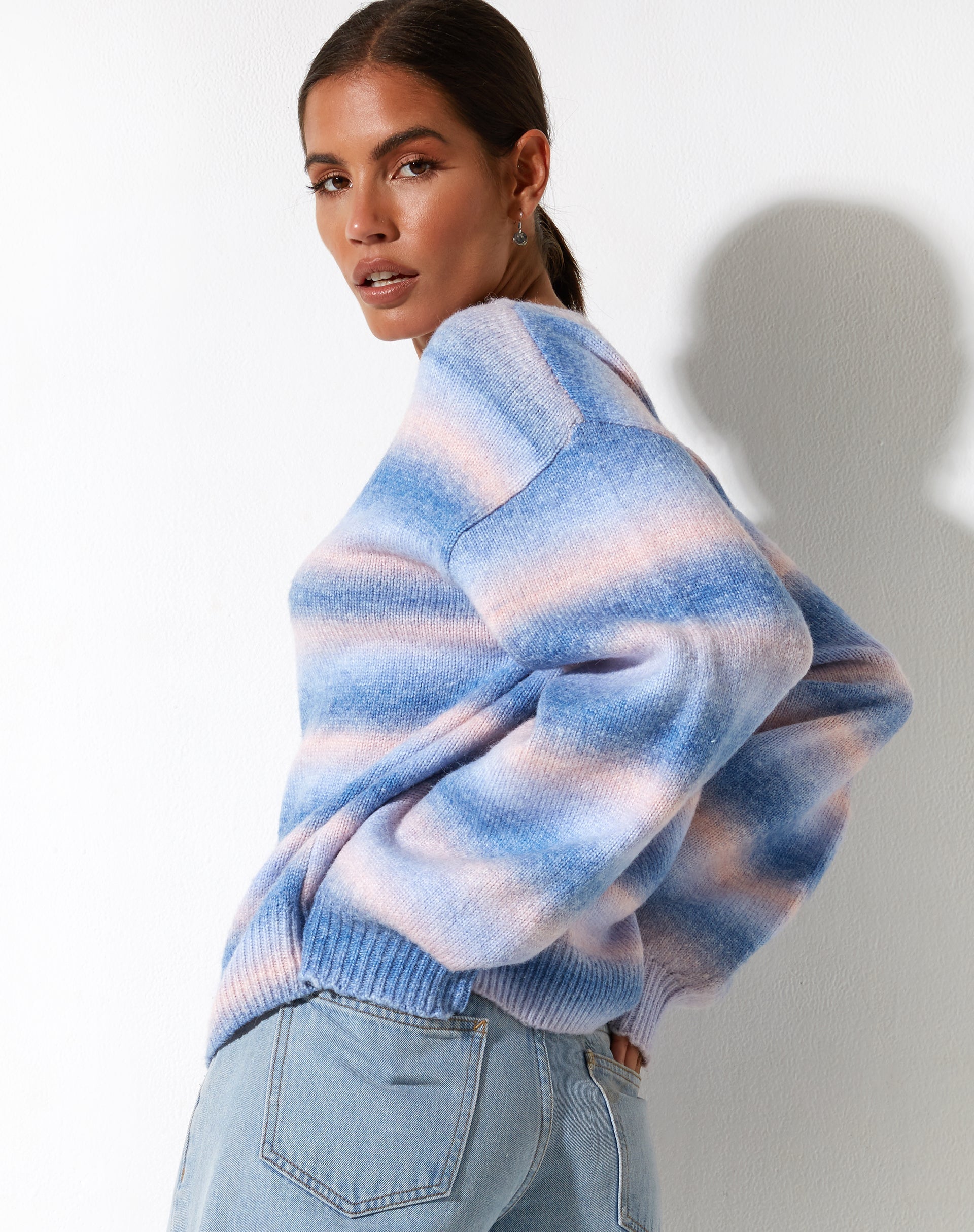 Ammaria Jumper in Pink and Blue