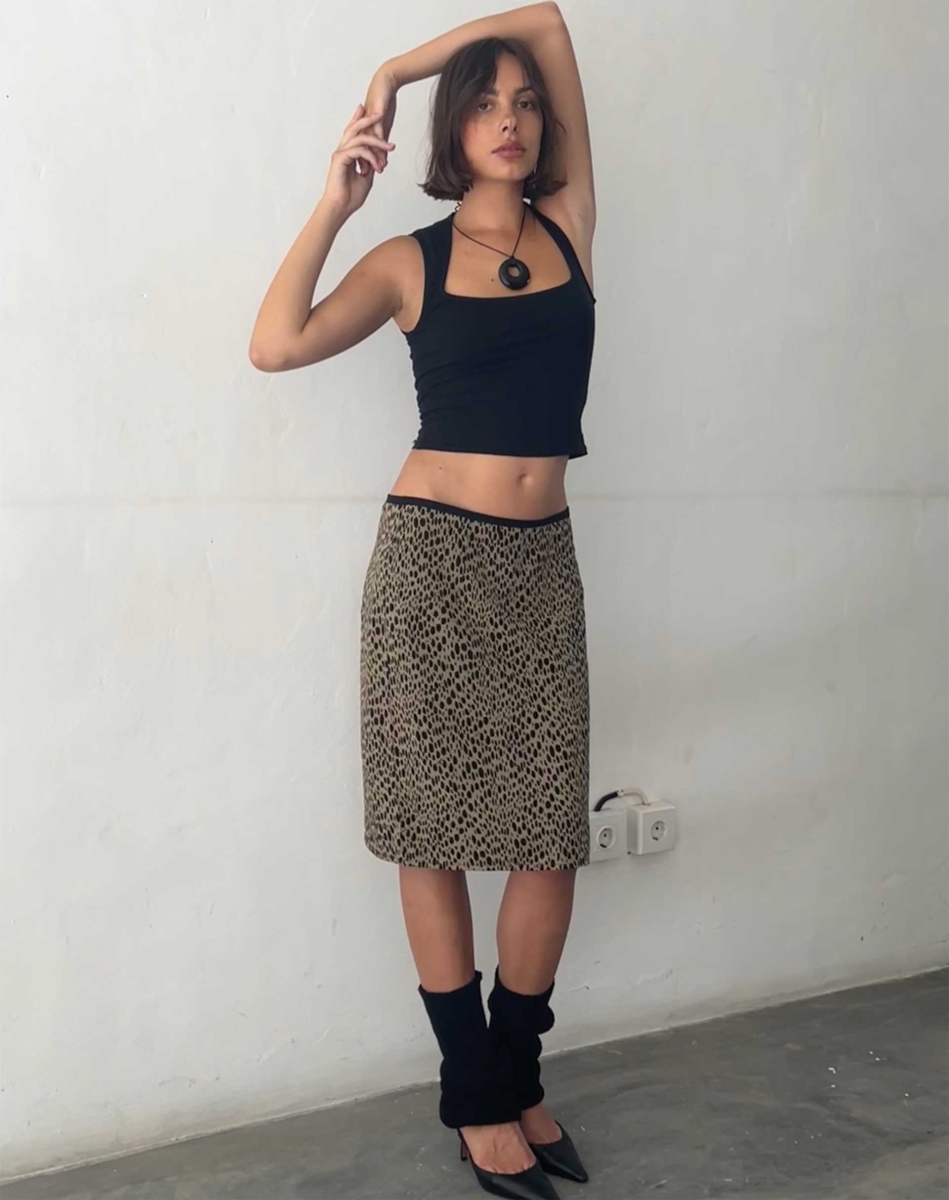 Har Midi Skirt in Mini Cheetah