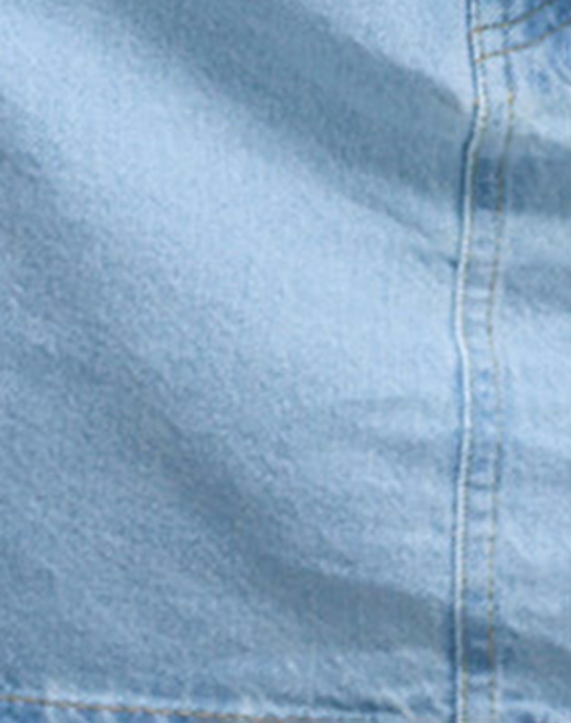 Mini A-Line Skirt in Denim Blue Bleach