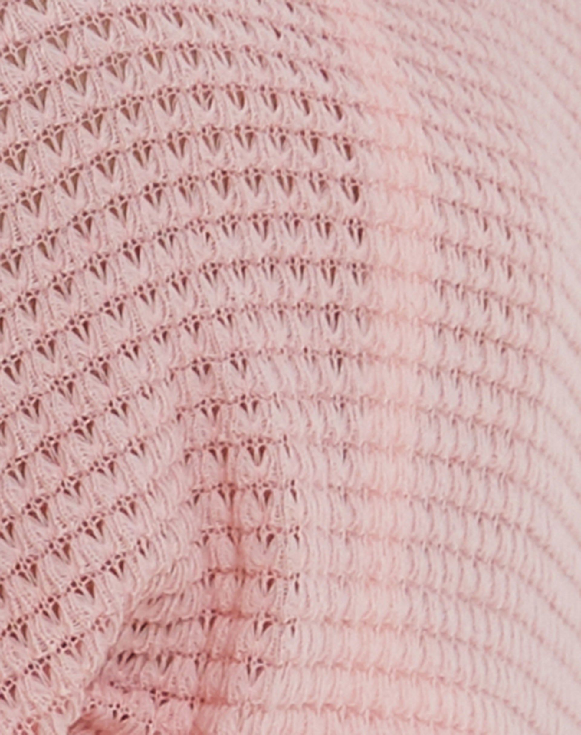 Nobila Shrug Top in Salmon Textured Crochet