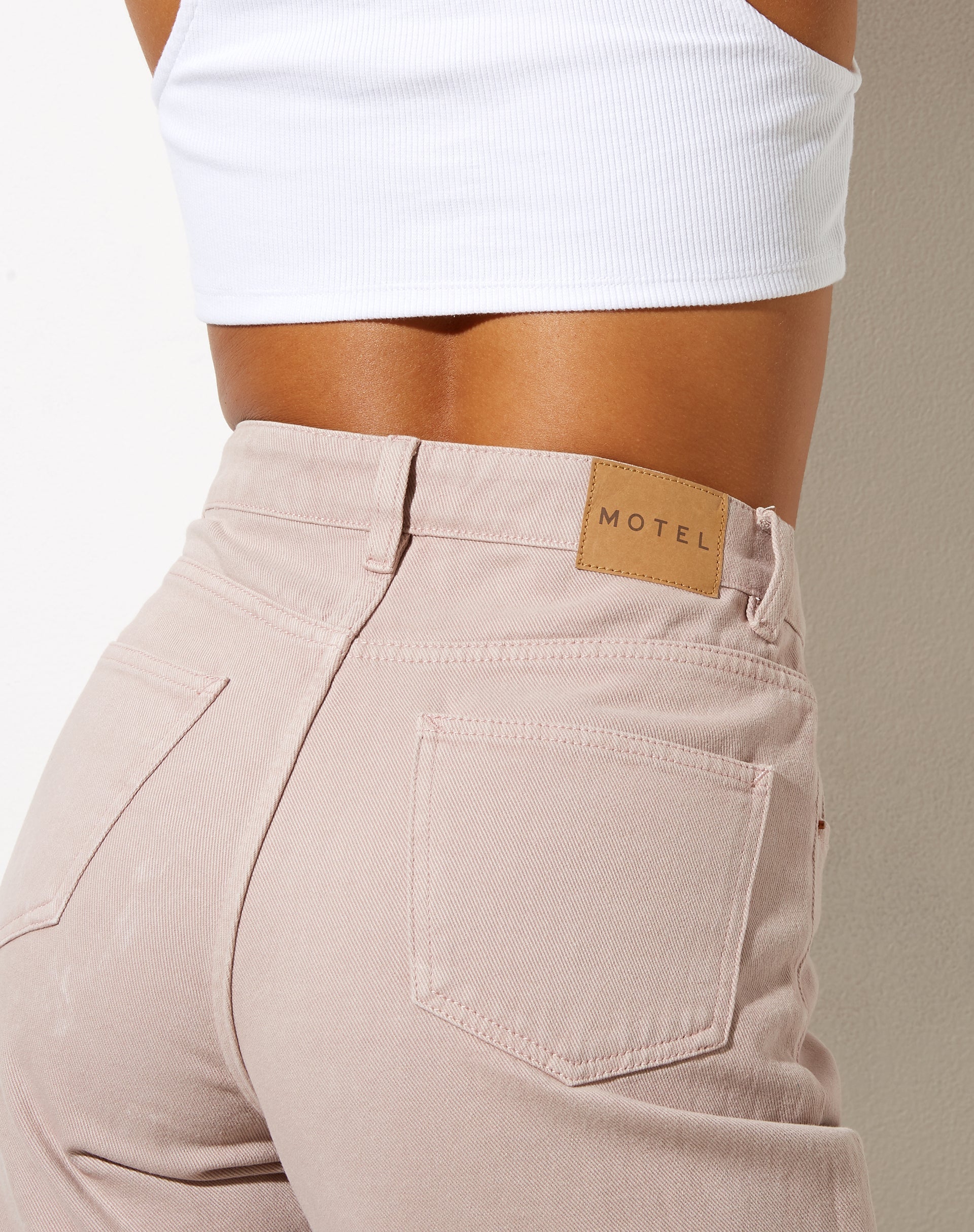 Parallel Jeans in Washed Lilac